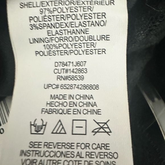 NWT Retro‎ Y2K Black Lace Back Mini Dress Size Medium - Picture 9 of 9